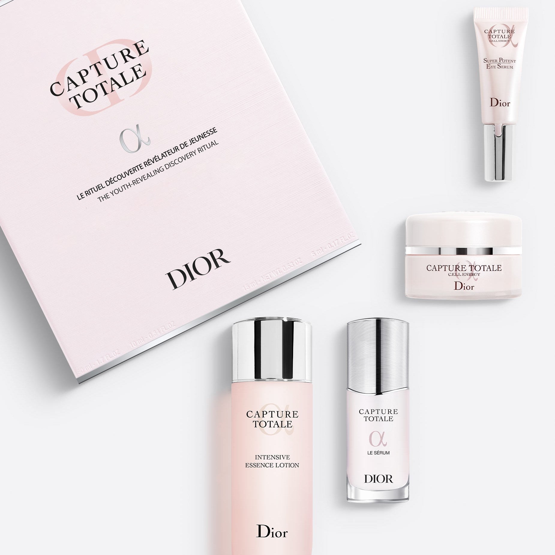 CAPTURE TOTALE DISCOVERY SET | The Youth-Revealing Discovery Ritual - Selection of 4 Firming Skincare Products